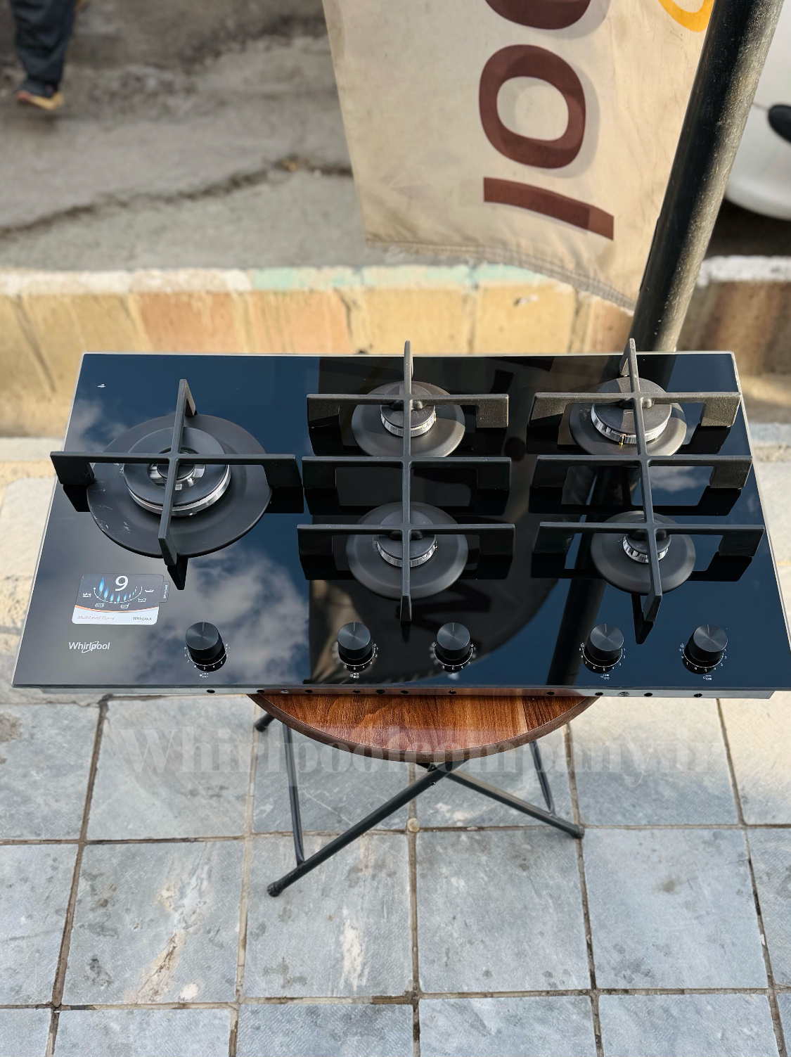 اجاق گاز۵ شعله صفحه ای توکار ویرپول مدل GOWL 928/NB